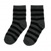 Комплект от три чифта чорапи в сиво и черно райе Cool club 376419 