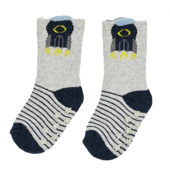 Комплект от три чифра чорапи anti slip с принт на Космос Cool club 376423 