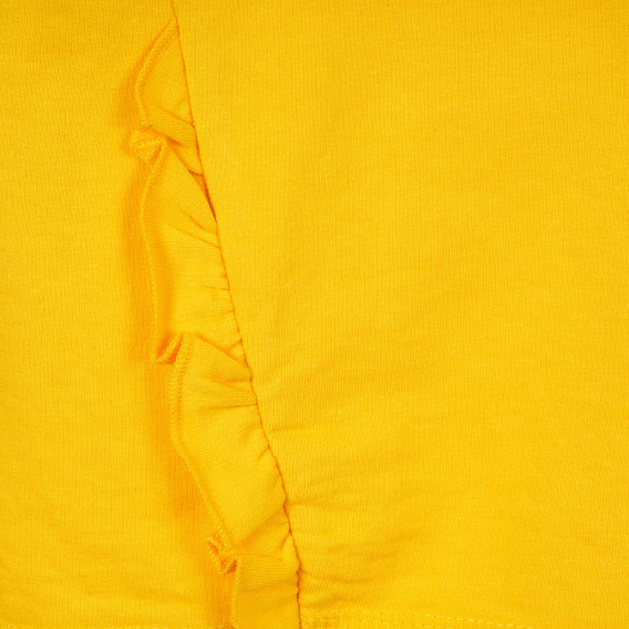 Блуза с дълъг ръкав, жълта Cool club 376713 3