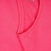 Памучна блуза с дълъг ръкав, розова Cool club 376717 3