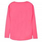 Памучна блуза с дълъг ръкав, розова Cool club 376718 4