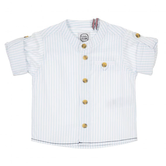 Памучен комплект риза с елек за бебе Cool club 376811 4