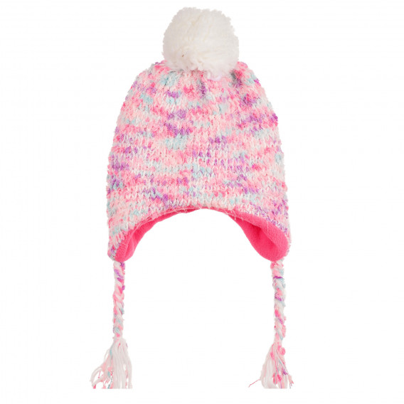 Плетена шапка за бебе, многоцветна Cool club 376942 
