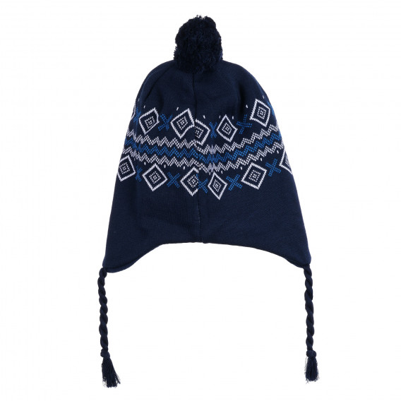 Плетена памучна шапка, синя Cool club 377043 4