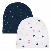 Памучен комплект 2 броя шапки за бебе Cool club 377196 