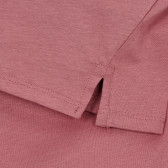 Памучна блуза с дълъг ръкав, розова Cool club 377297 3