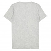 Комплект памучни тениски в бяло и сиво Cool club 377488 5