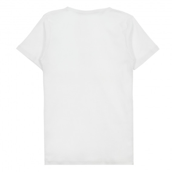 Комплект памучни тениски в бяло и сиво Cool club 377490 7