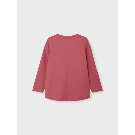 Памучна блуза с флорален принт, розова Name it 377623 2