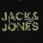 Памучна блуза, черна JACK&JONES 377699 2