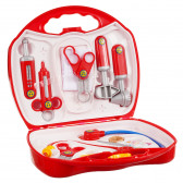 Детски лекарски комплект в куфар, червен Theo Klein 377741 2