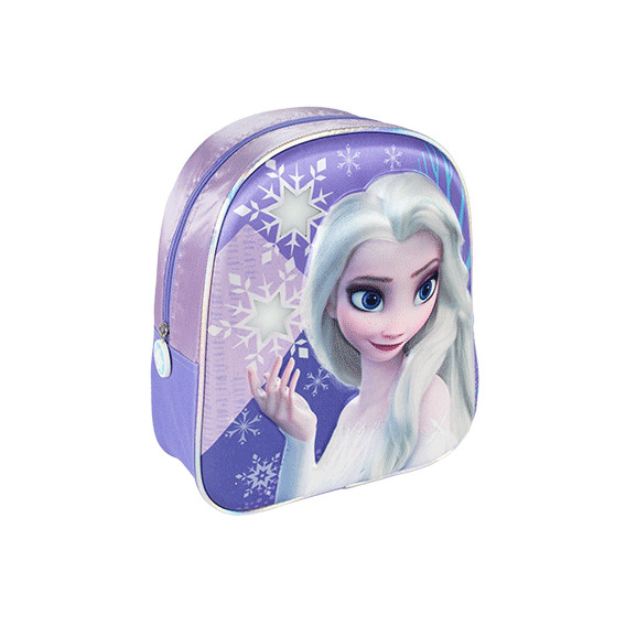 Раница с 3D дизайн Замръзналото кралство за момиче, лилава Frozen 378081 