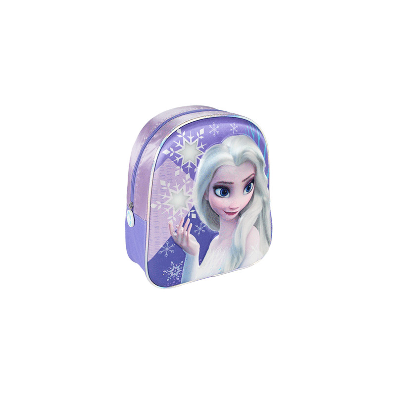 Раница с 3D дизайн Замръзналото кралство за момиче, лилава  378081