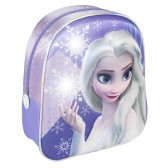 Раница с 3D дизайн Замръзналото кралство за момиче, лилава Frozen 378082 2
