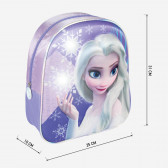 Раница с 3D дизайн Замръзналото кралство за момиче, лилава Frozen 378084 4