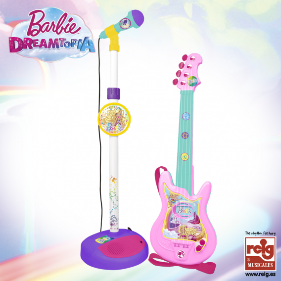 Детски комплект китара и микрофон - Dreamtopia Barbie 3781 