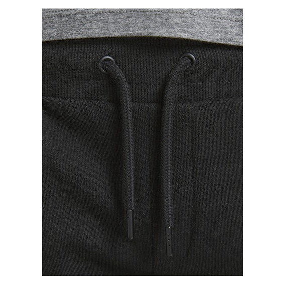 Памучен спортен панталон с малка щампа, черен Jack & Jones junior 378117 3