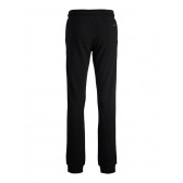 Памучен спортен панталон с малка щампа, черен Jack & Jones junior 378118 4