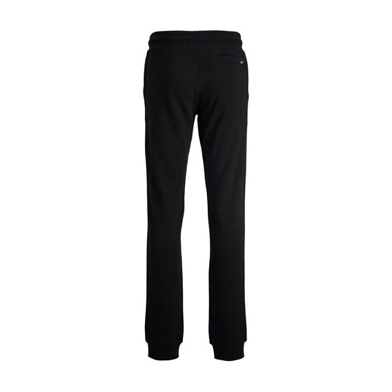 Памучен спортен панталон с малка щампа, черен Jack & Jones junior 378118 4
