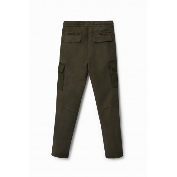 Карго панталон ADLER, тъмнозелен DESIGUAL 378154 3