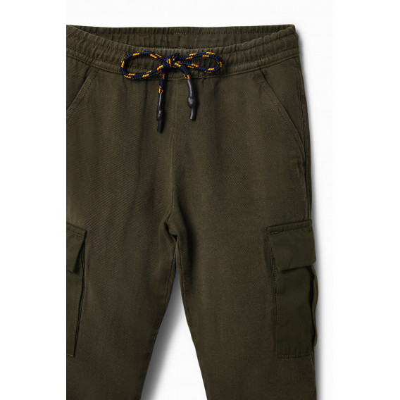 Карго панталон ADLER, тъмнозелен DESIGUAL 378155 4