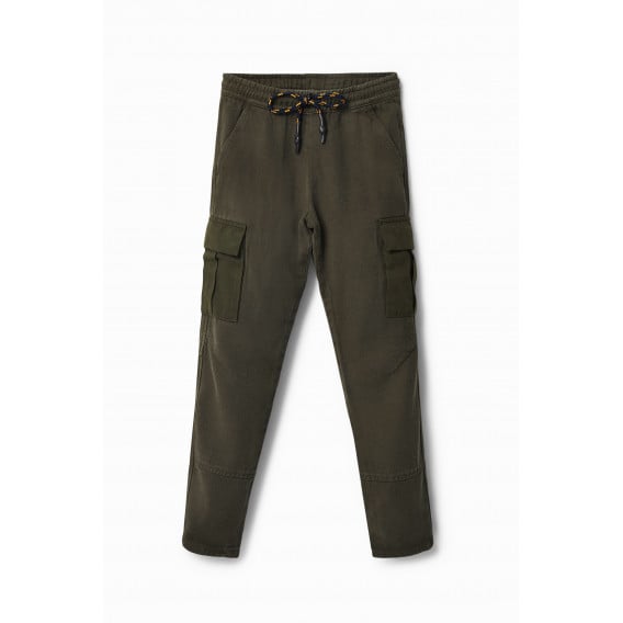 Карго панталон ADLER, тъмнозелен DESIGUAL 378157 