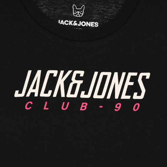 Памучна тениска, черн цвят JACK&JONES JUNIOR 378211 2