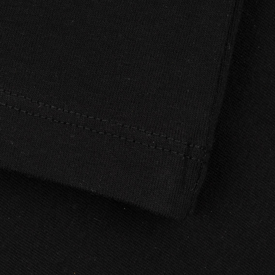 Памучна тениска, черн цвят JACK&JONES JUNIOR 378212 3