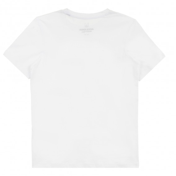 Памучна тениска, бял цвят JACK&JONES JUNIOR 378217 4