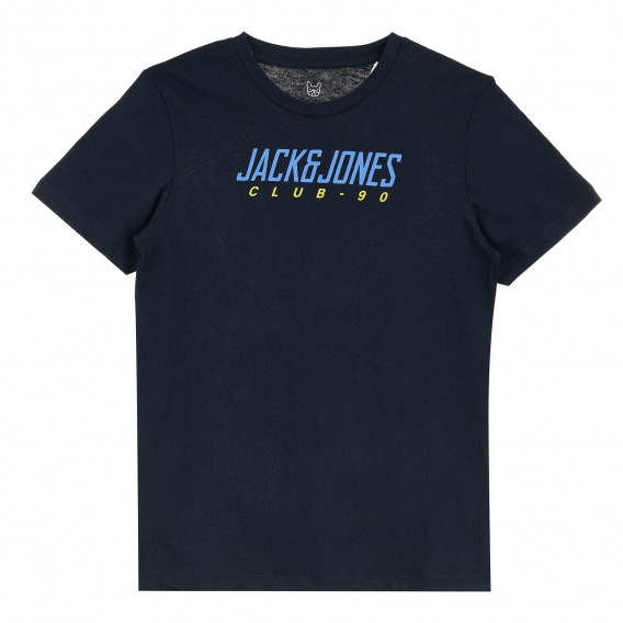Памучна тениска, тъмносин цвят JACK&JONES JUNIOR 378218 