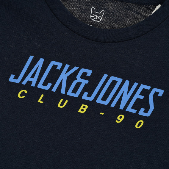 Памучна тениска, тъмносин цвят JACK&JONES JUNIOR 378219 2