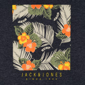 Тениска с тропическа щампа, тъмносиня JACK&JONES JUNIOR 378227 2