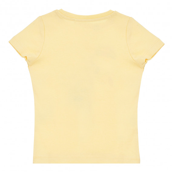Памучна тениска с принт на тукан, жълта Name it 378256 4