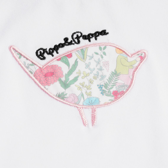 Тениска за бебе, бяла PIPPO&PEPPA 378386 4