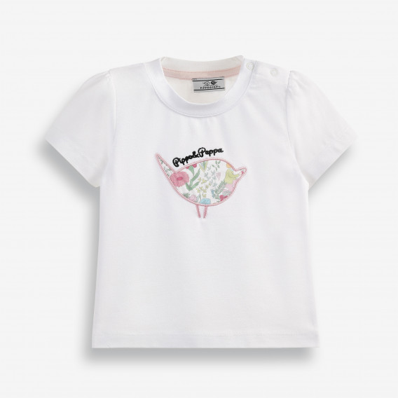 Тениска за бебе, бяла PIPPO&PEPPA 378387 