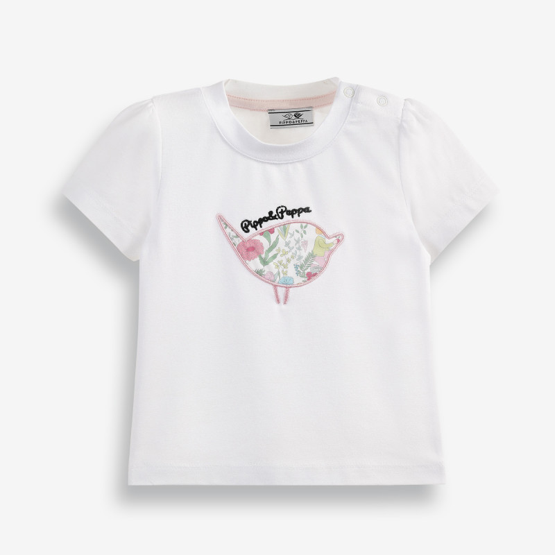 Тениска за бебе, бяла  378387