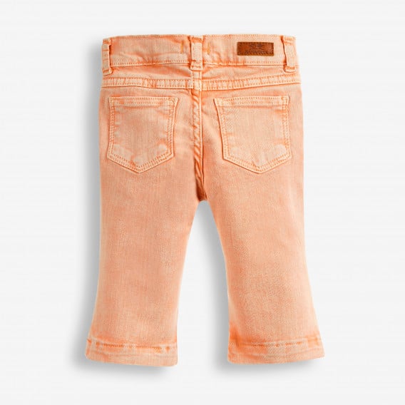 Памучни дънки за бебе, оранжеви PIPPO&PEPPA 378428 2