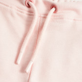 Къси панталони с дантела от органичен памук за бебе, розови PIPPO&PEPPA 378456 4