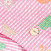 Блуза с къс ръкав от органичен памук за бебе, розова PIPPO&PEPPA 378468 3