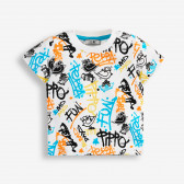 Памучна тениска с графичен принт за бебе, многоцветна PIPPO&PEPPA 378506 