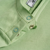 Тениска с графичен принт от органичен памук за бебе, зелена PIPPO&PEPPA 378525 4