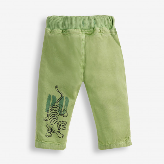 Панталони с графичен принт за бебе, зелени PIPPO&PEPPA 378555 2