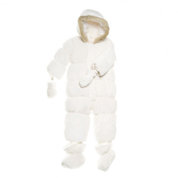 Космонавт за бебе с качулка с пух - унисекс Chicco 37857 