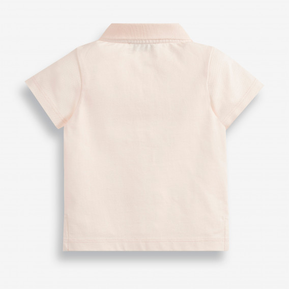Памучна тениска с копчета за бебе, розова PIPPO&PEPPA 378591 2