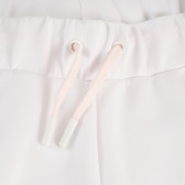 Спортен панталон с розови акценти, бял X&Y 378640 3