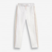 Спортен панталон с розови акценти, бял X&Y 378642 