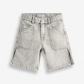 Дънкови къси панталони от памук, сиви X&Y 378714 
