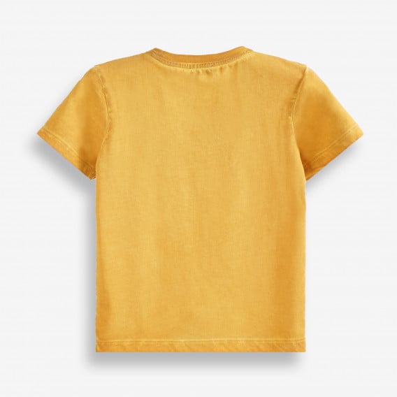 Тениска от ограничен памук, оранжева X&Y 378733 2