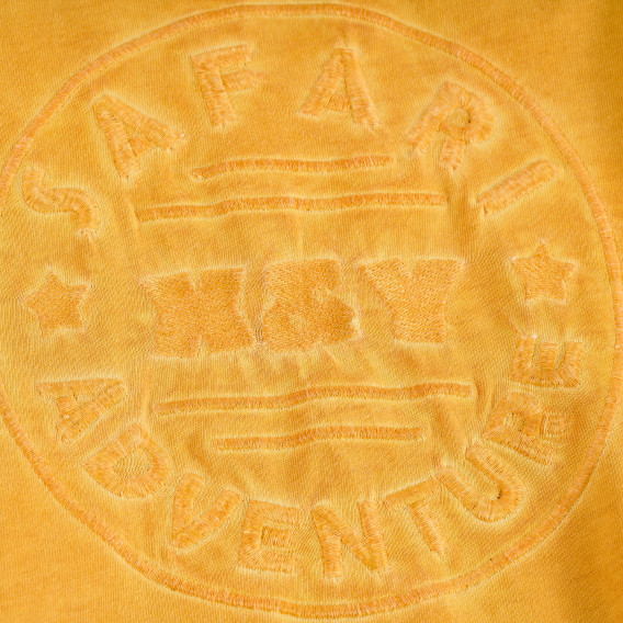 Тениска от ограничен памук, оранжева X&Y 378734 3