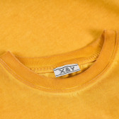 Тениска от ограничен памук, оранжева X&Y 378735 4